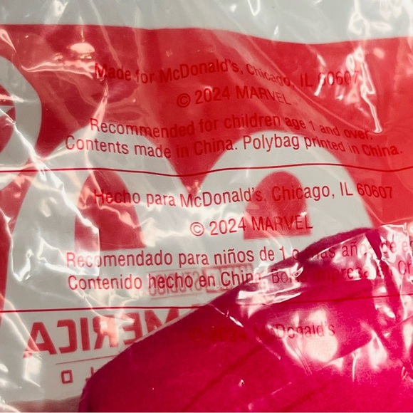 mcdonalds marvel captain america diamondback #5 pink 2024 - Picture 3 of 3